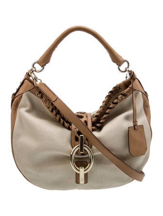 Diane von Furstenberg Canvas Top Handle Bag