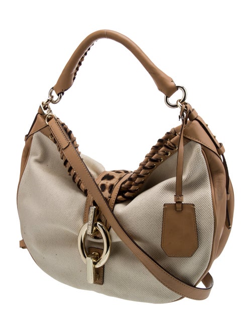 Diane von Furstenberg Canvas Top Handle Bag