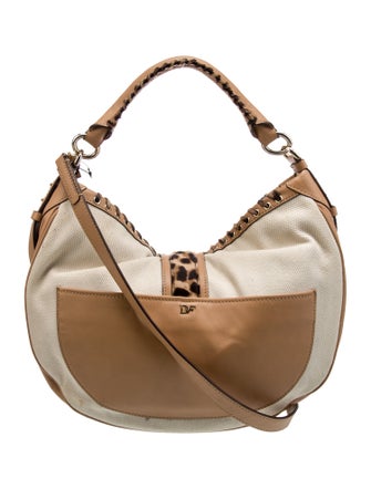 Diane von Furstenberg Canvas Top Handle Bag
