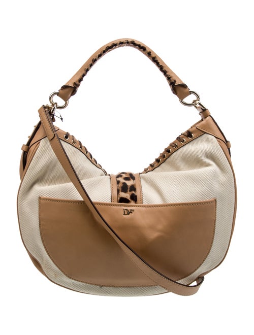 Diane von Furstenberg Canvas Top Handle Bag