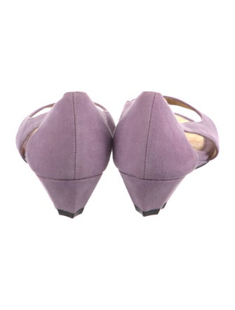 Diane von Furstenberg Suede Slingback Sandals