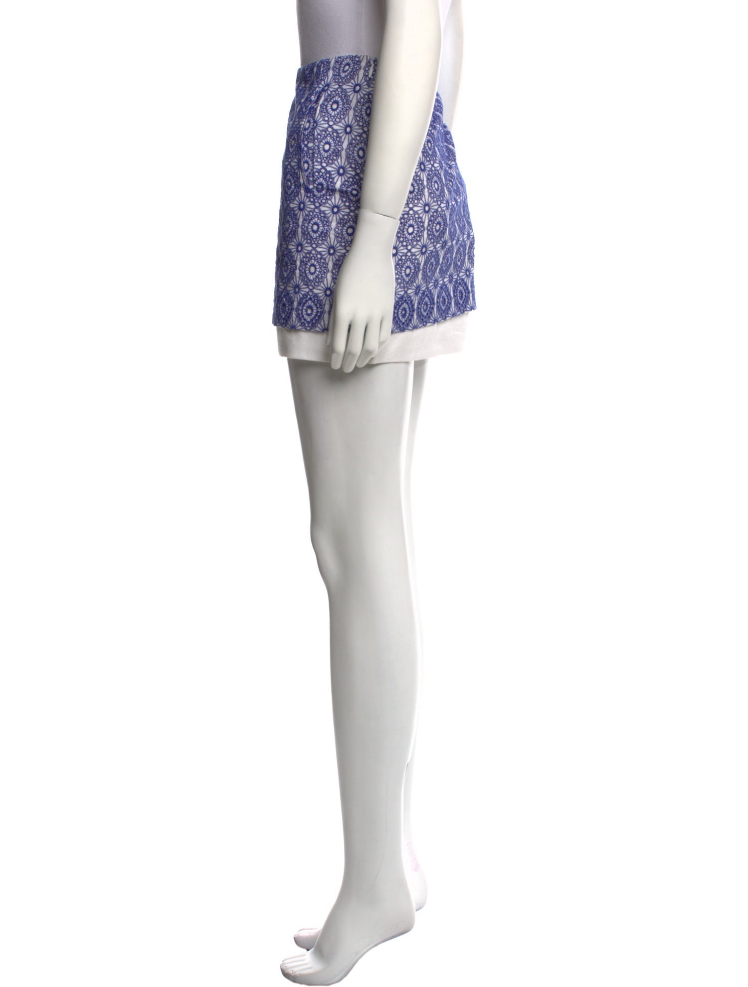 Diane von Furstenberg Printed Mini Skirt