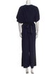 Diane von Furstenberg Silk V-Neck Jumpsuit