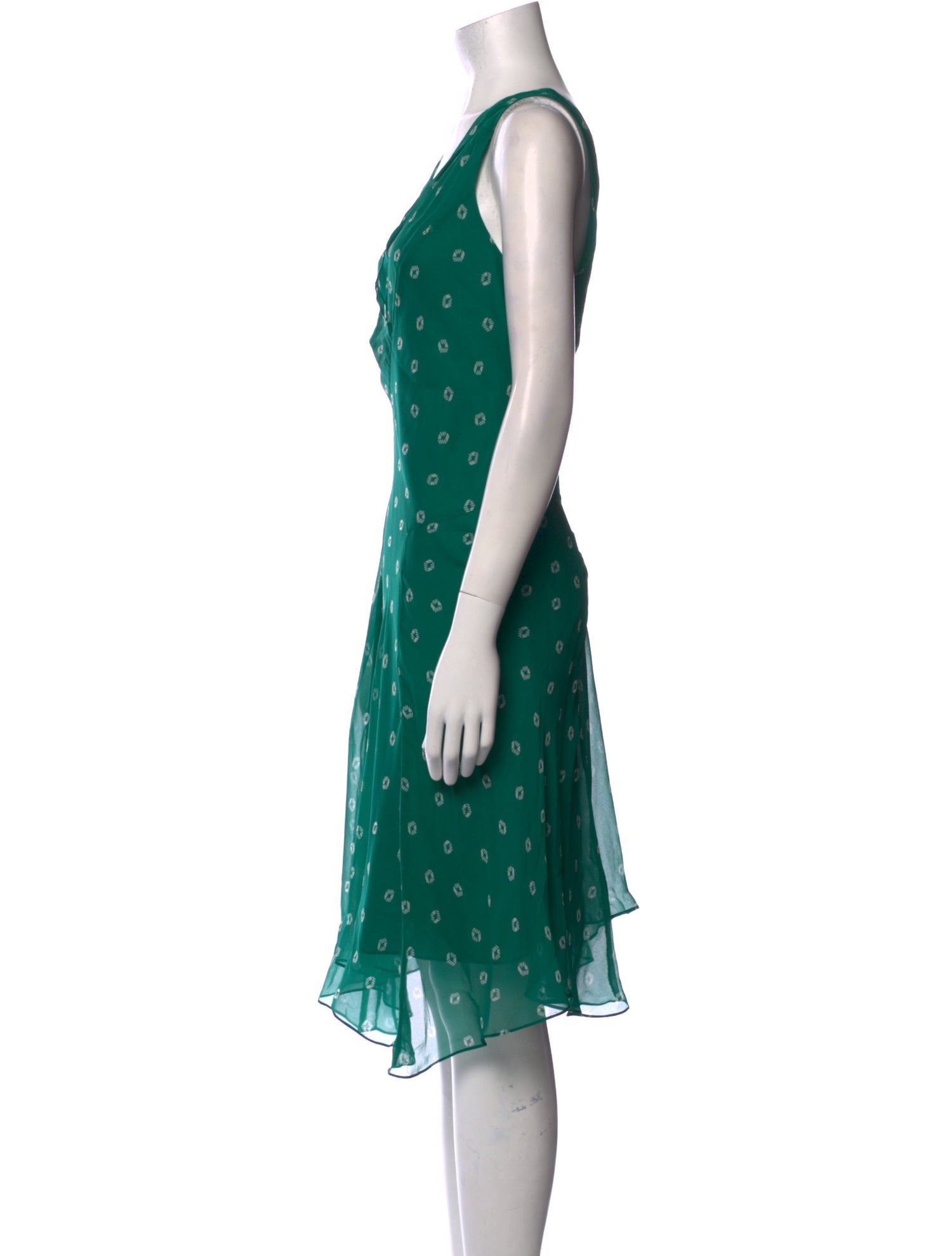 Diane von Furstenberg Silk Midi Length Dress w/ Tags