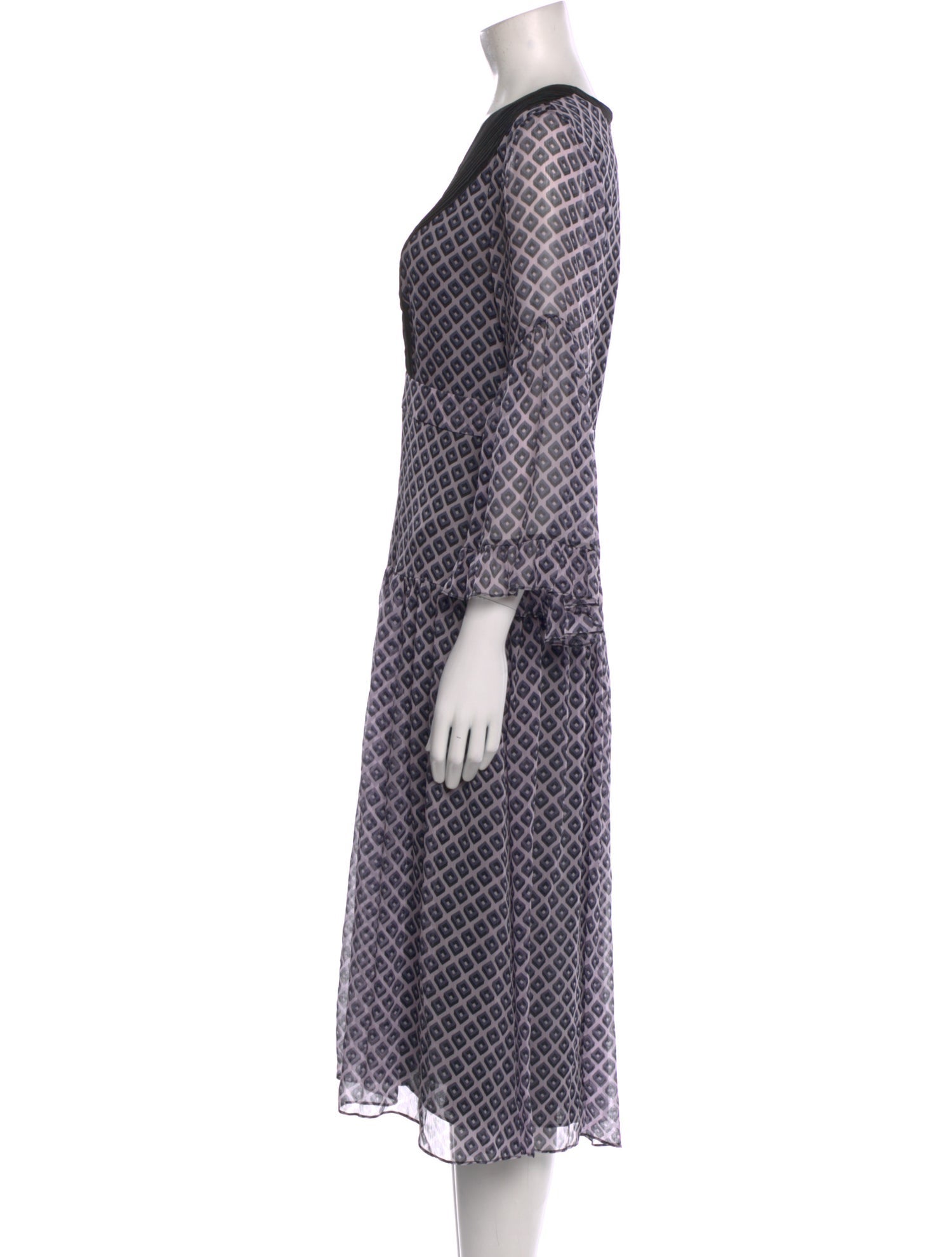 Diane von Furstenberg Silk Midi Length Dress