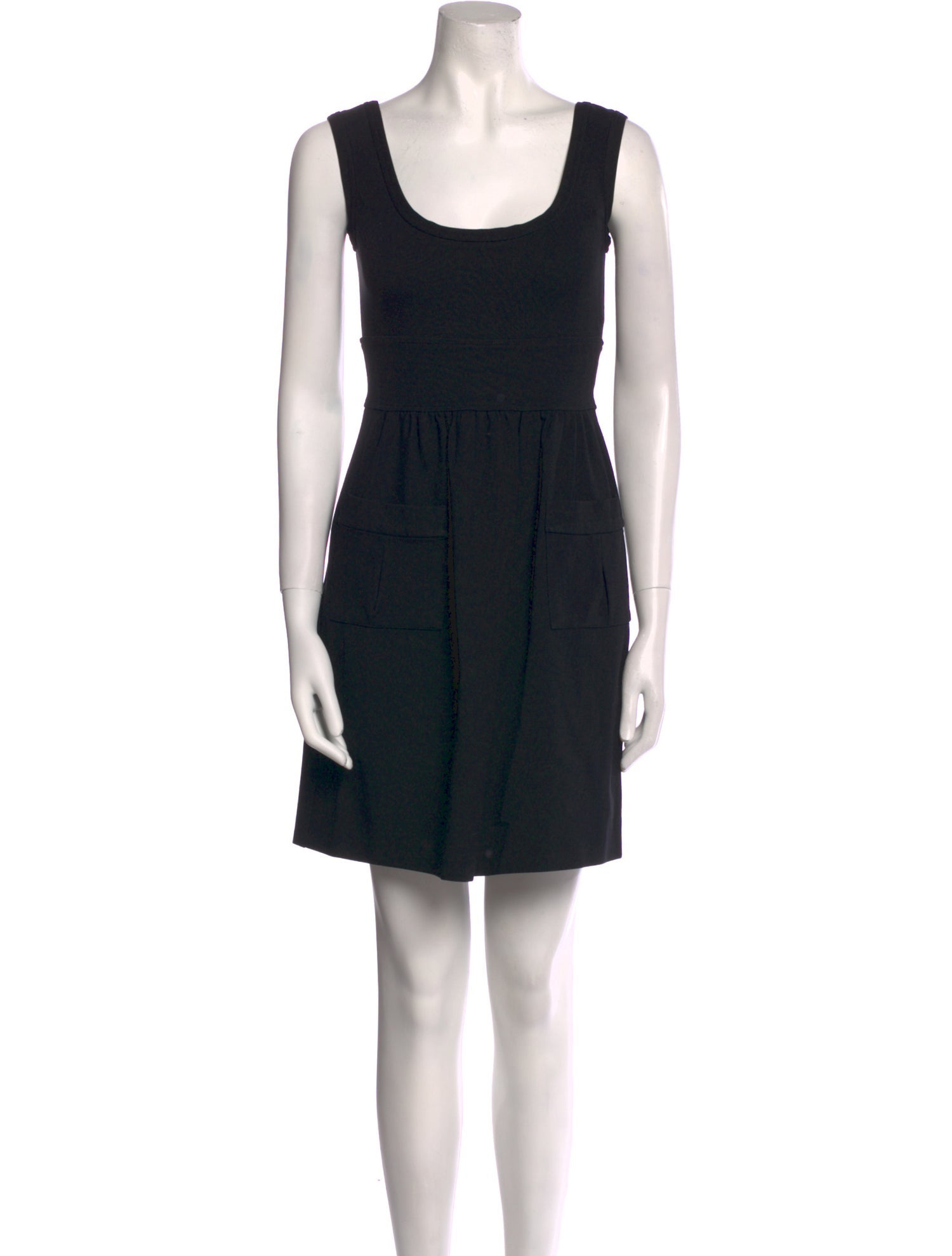 Diane von Furstenberg Scoop Neck Mini Dress