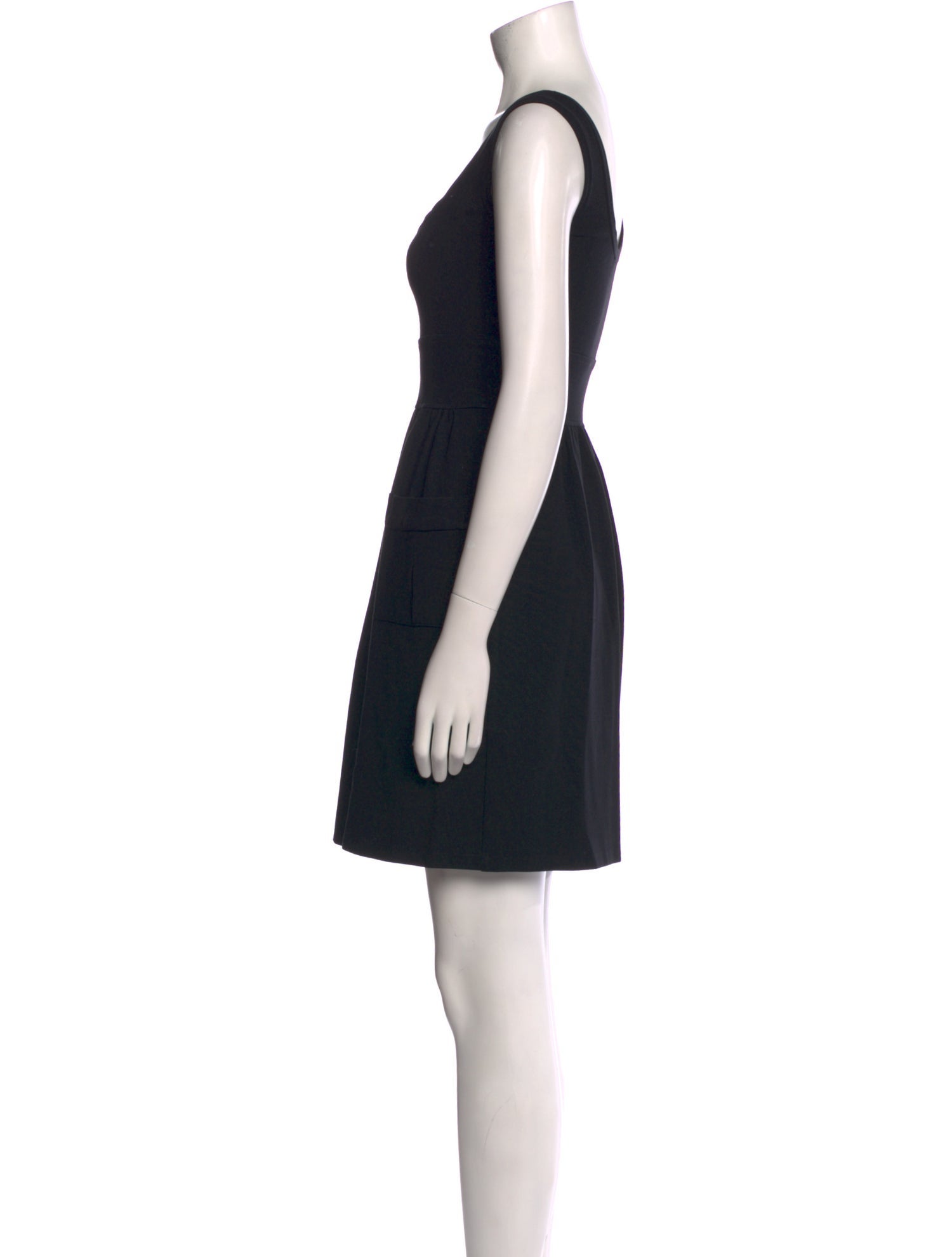 Diane von Furstenberg Scoop Neck Mini Dress