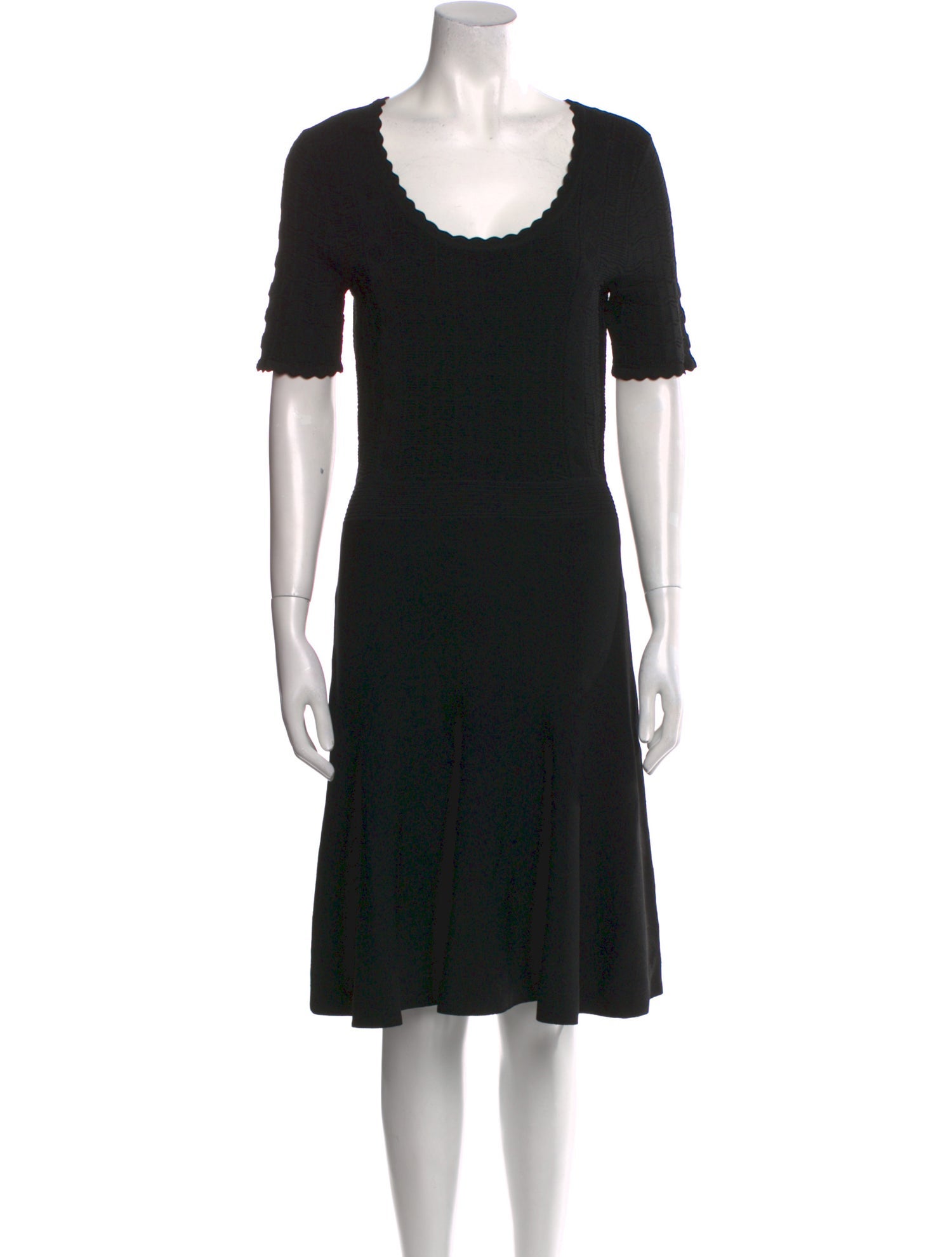 Diane von Furstenberg Scoop Neck Knee-Length Dress