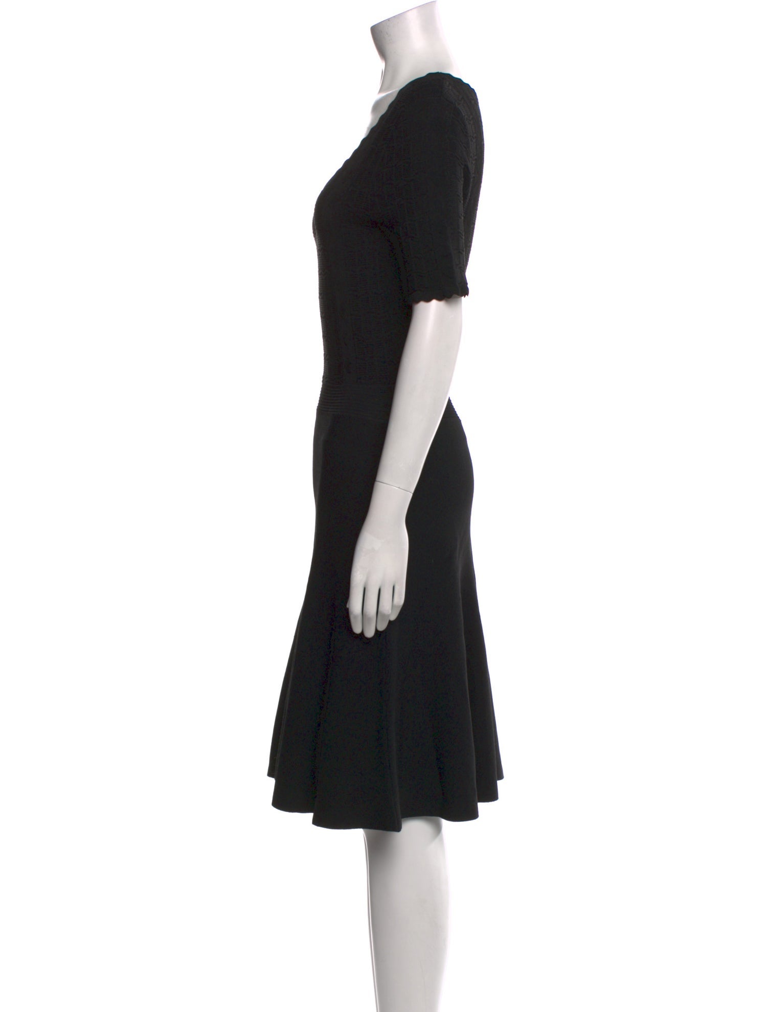 Diane von Furstenberg Scoop Neck Knee-Length Dress