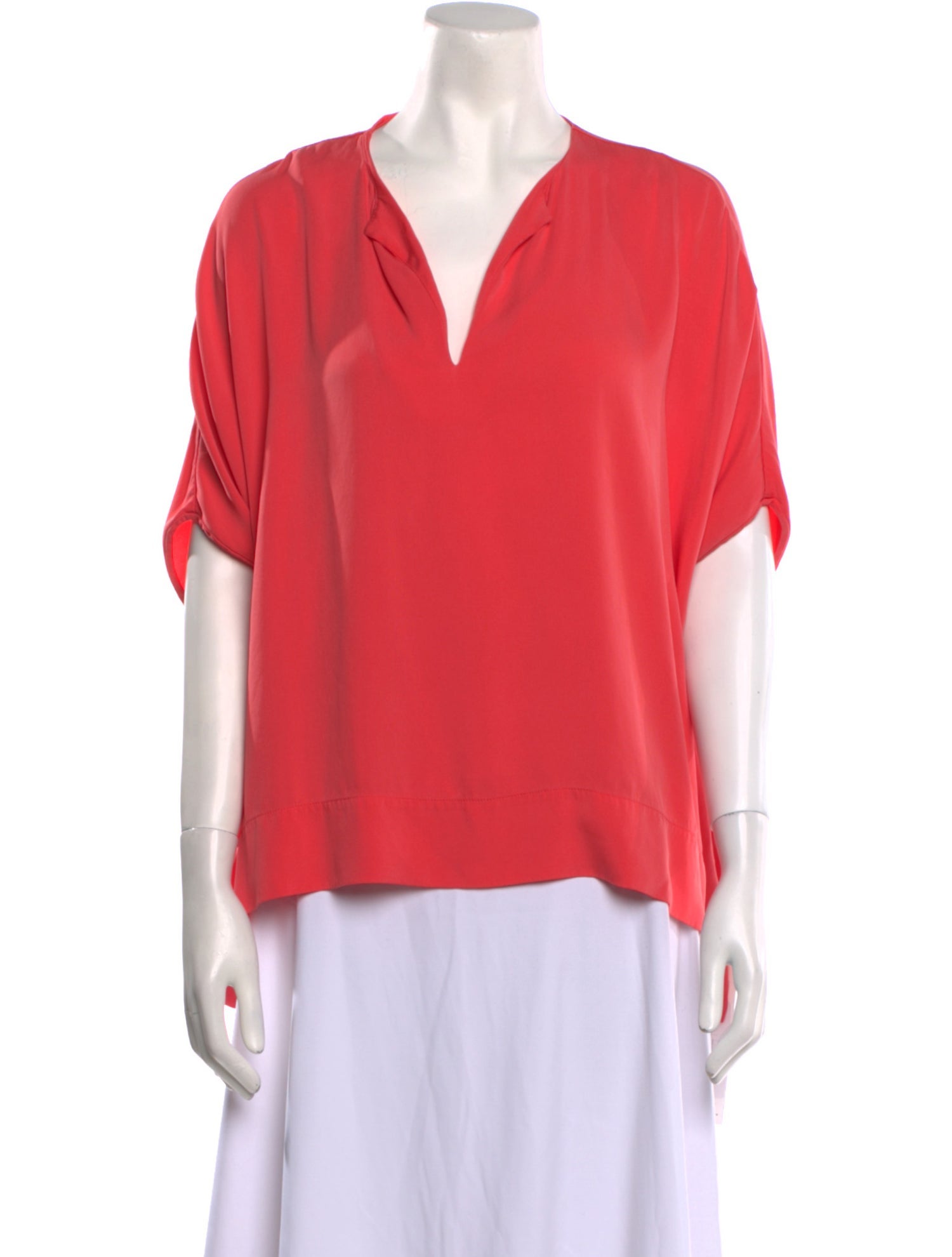 Diane von Furstenberg Silk V-Neck Blouse