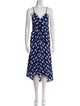 Diane von Furstenberg Printed Midi Length Dress
