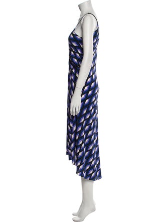 Diane von Furstenberg Printed Midi Length Dress