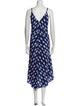 Diane von Furstenberg Printed Midi Length Dress