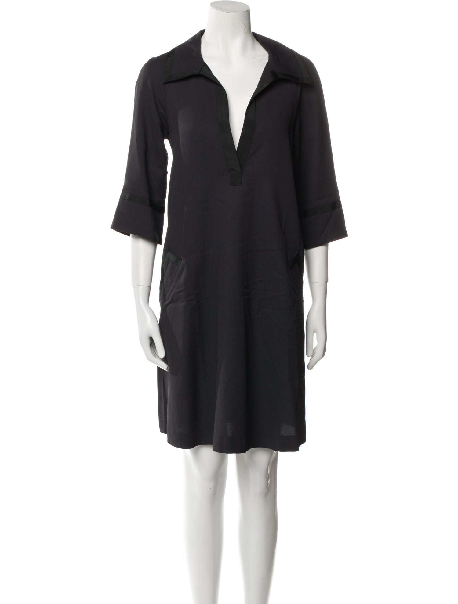 Diane von Furstenberg Virgin Wool Knee-Length Dress