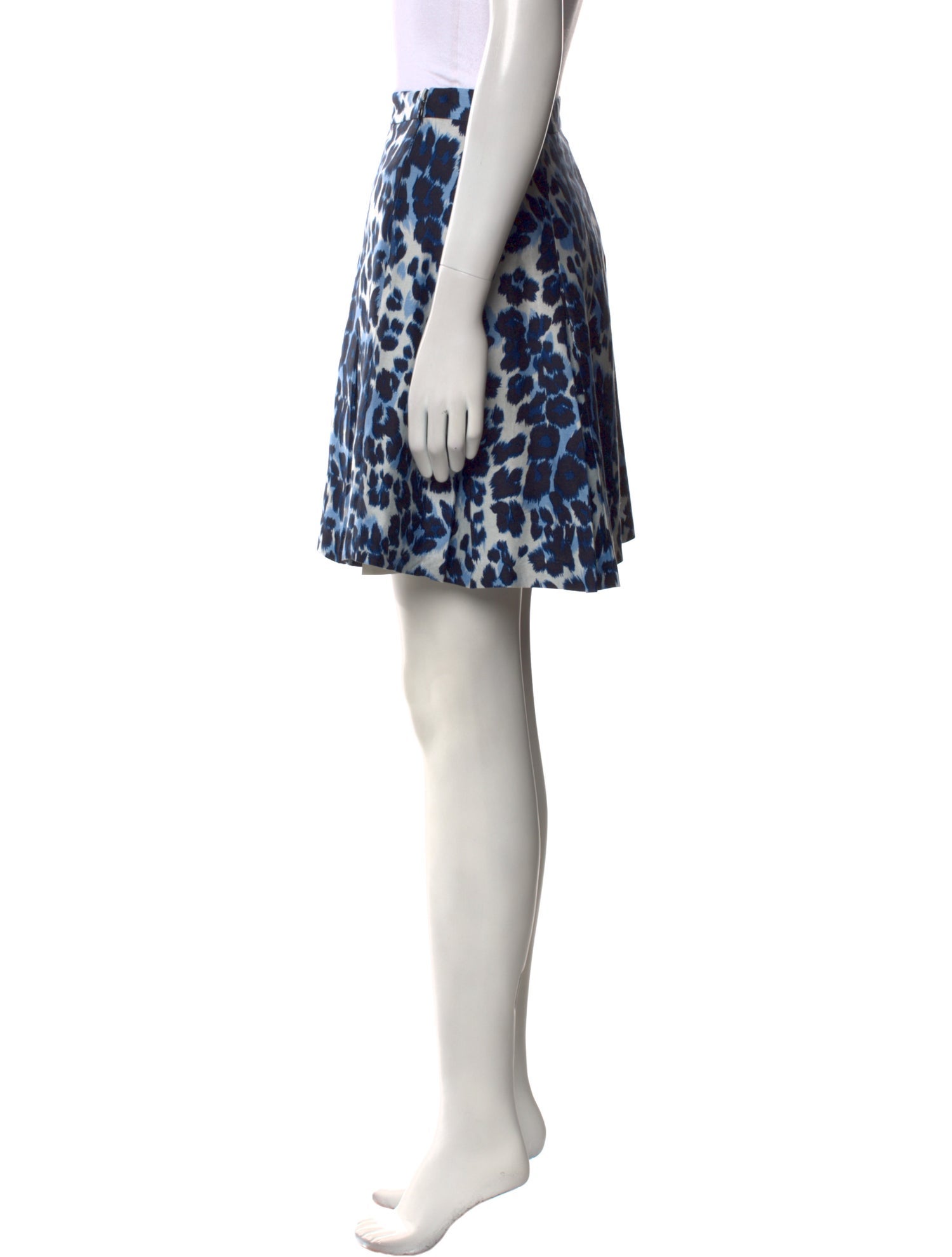 Diane von Furstenberg Animal Print Mini Skirt