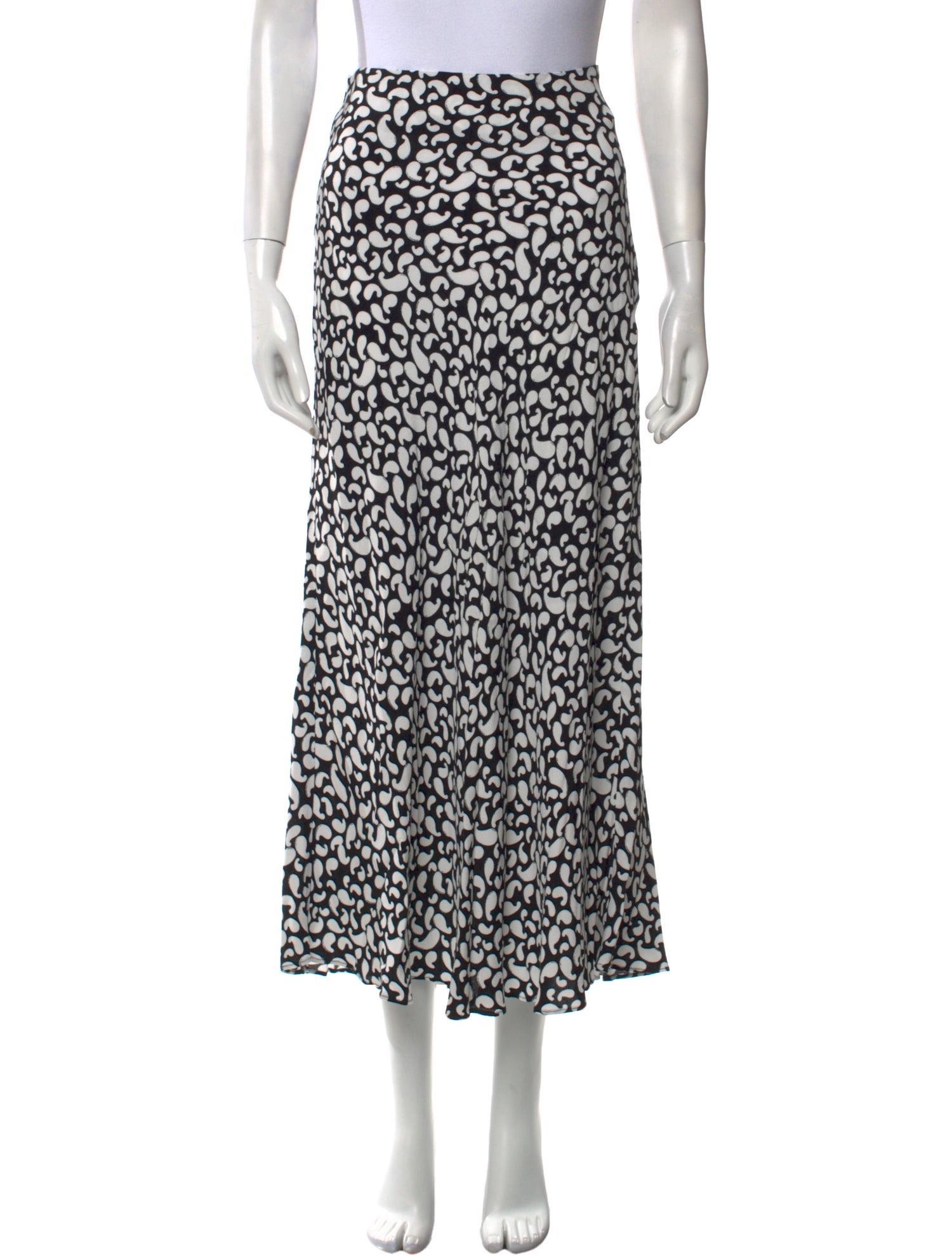 Diane von Furstenberg Printed Midi Length Skirt w/ Tags