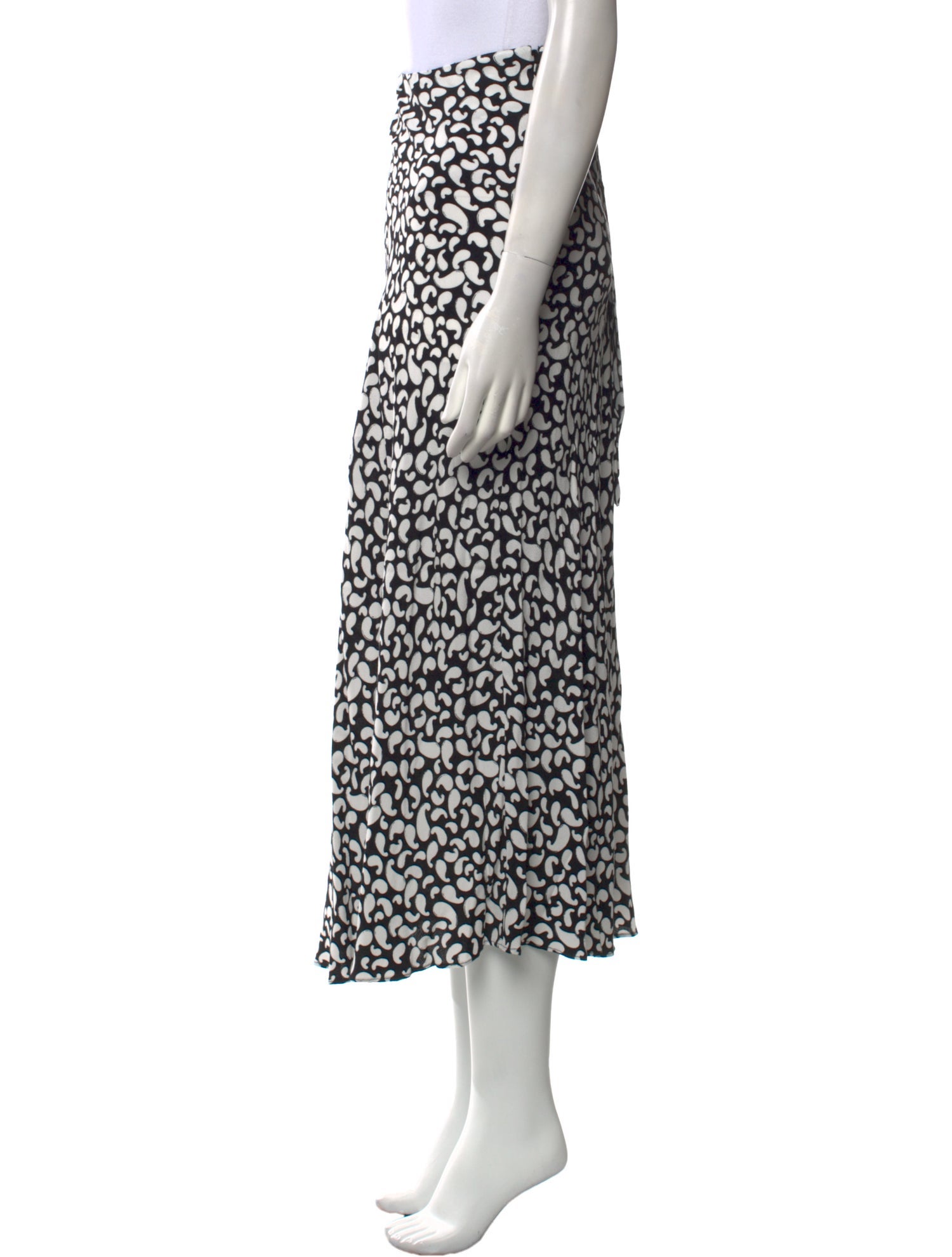 Diane von Furstenberg Printed Midi Length Skirt w/ Tags