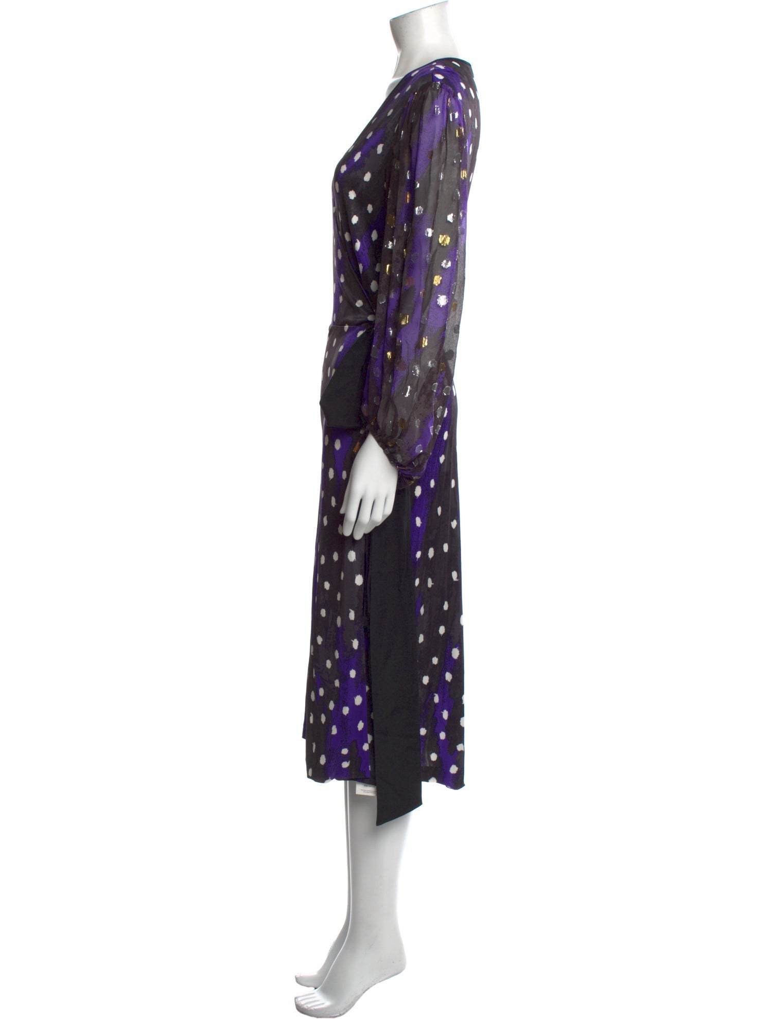 Diane von Furstenberg Printed Midi Length Dress