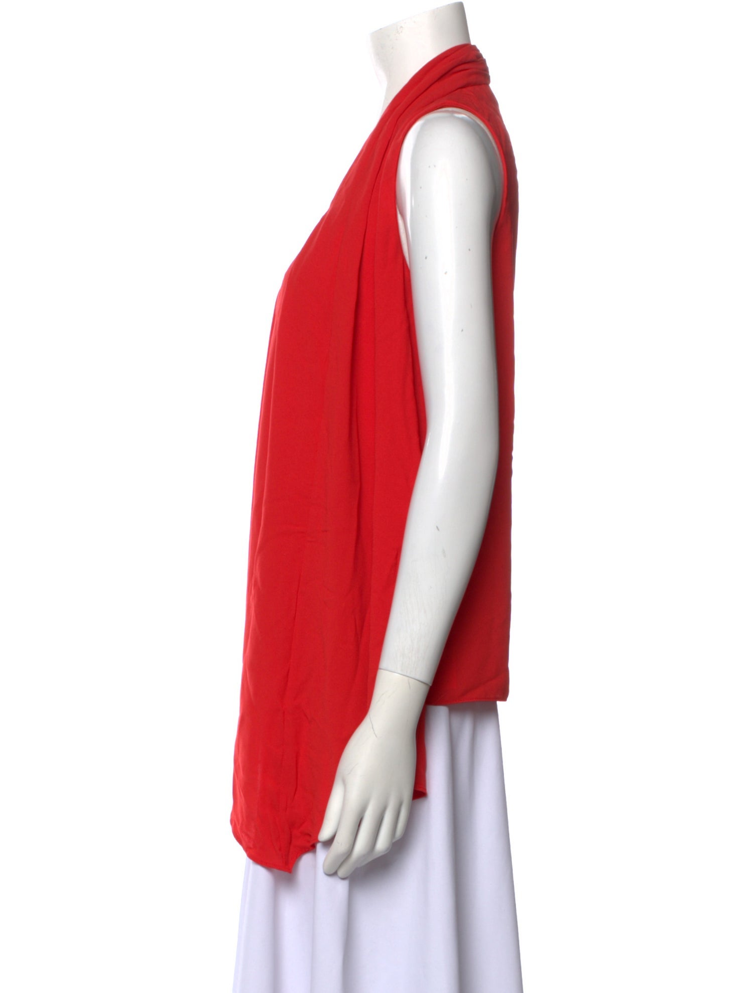 Diane von Furstenberg V-Neck Sleeveless Blouse