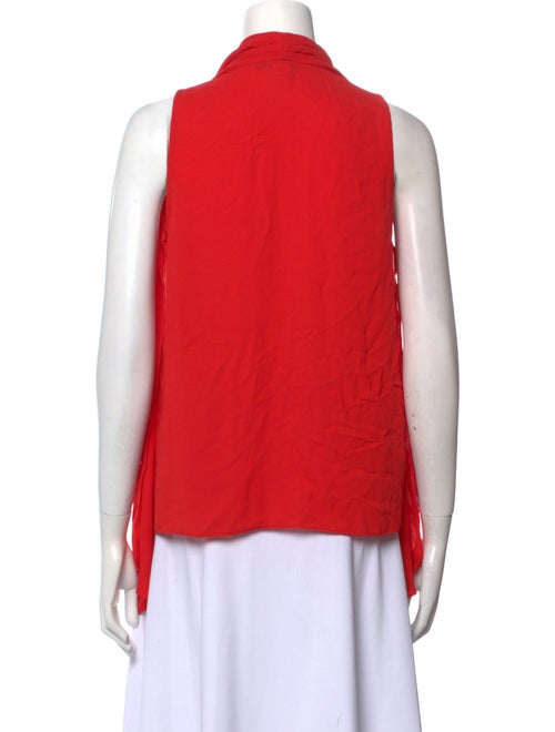 Diane von Furstenberg V-Neck Sleeveless Blouse