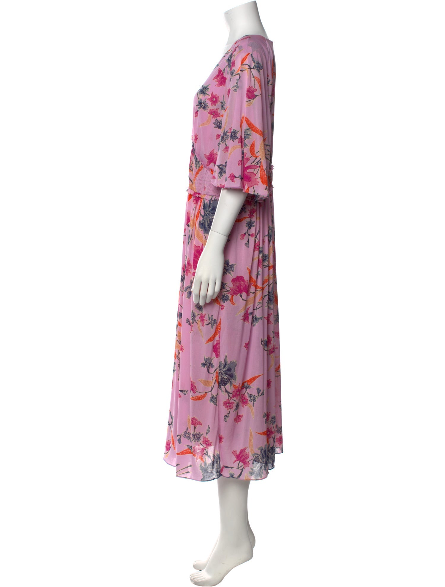 Diane von Furstenberg Nylon Midi Length Dress