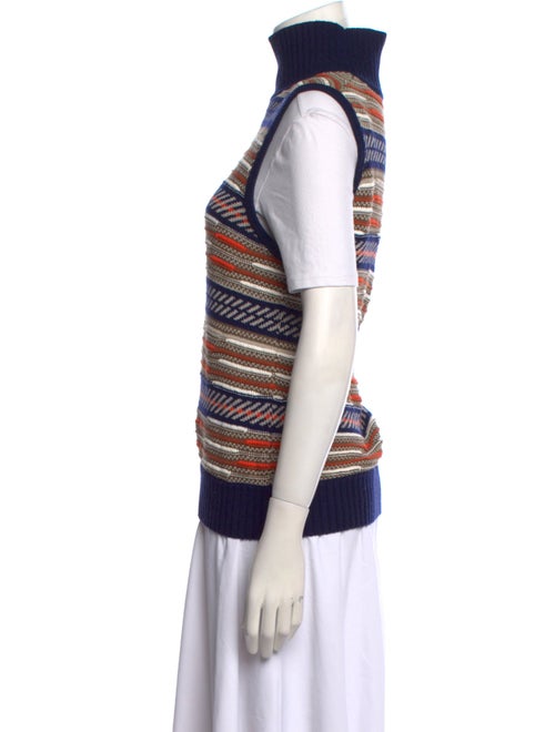 Diane von Furstenberg Striped Turtleneck Top