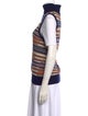 Diane von Furstenberg Striped Turtleneck Top