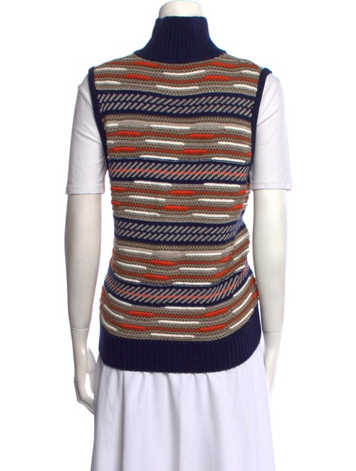 Diane von Furstenberg Striped Turtleneck Top