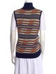 Diane von Furstenberg Striped Turtleneck Top