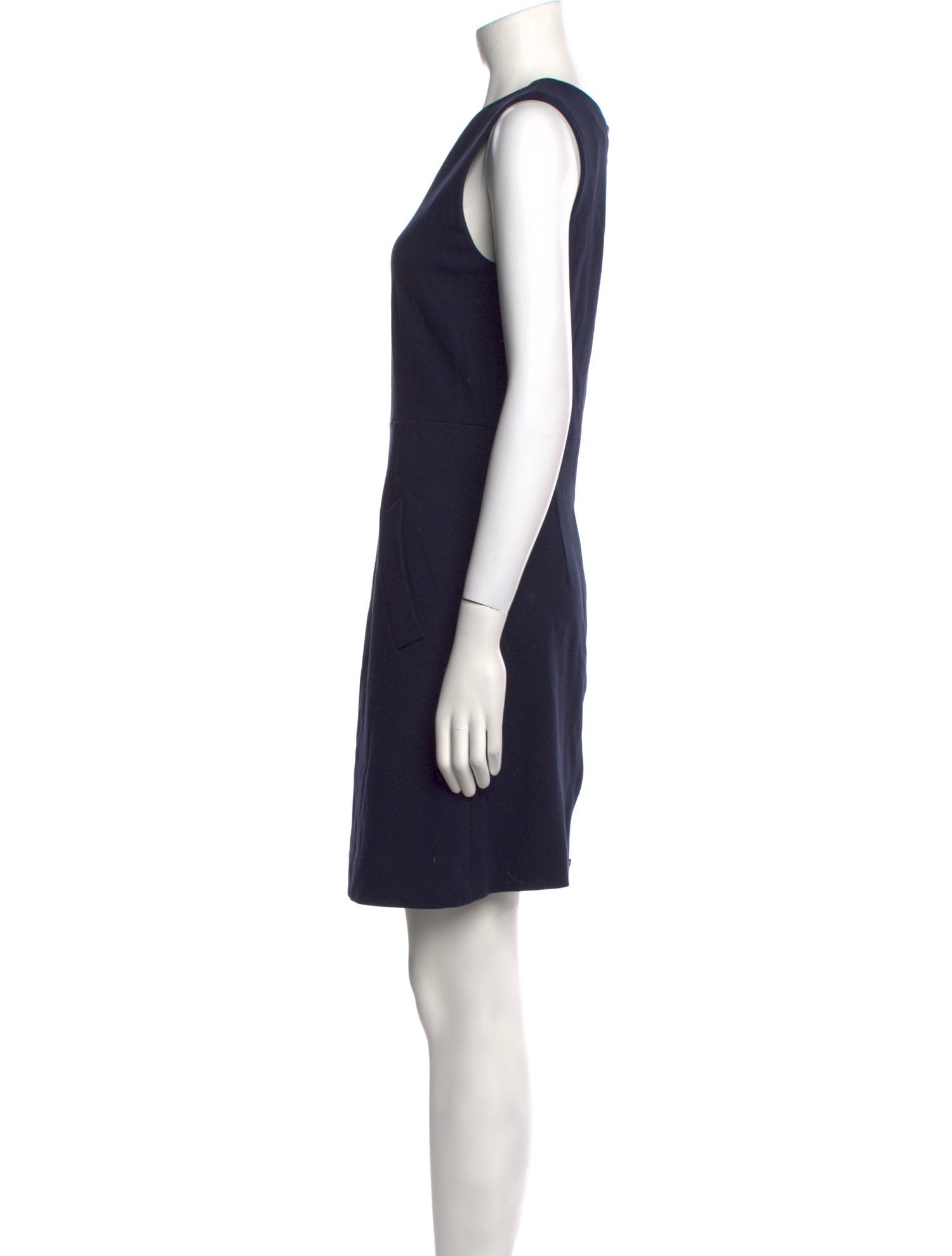 Diane von Furstenberg Scoop Neck Mini Dress