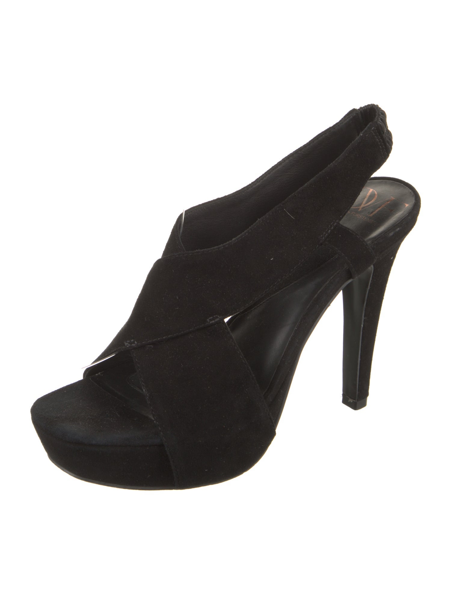 Diane von Furstenberg Suede Slingback Sandals