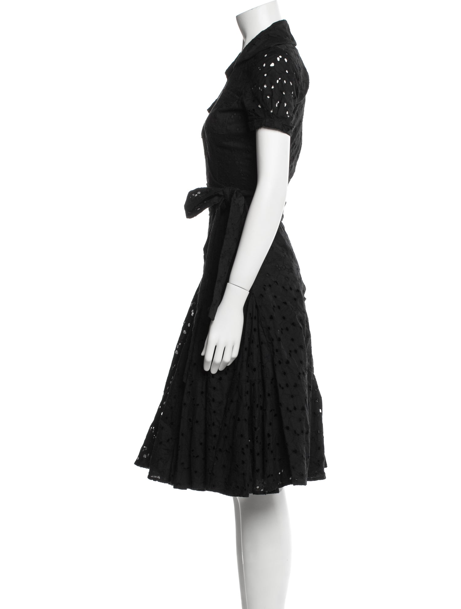 Diane von Furstenberg V-Neck Knee-Length Dress