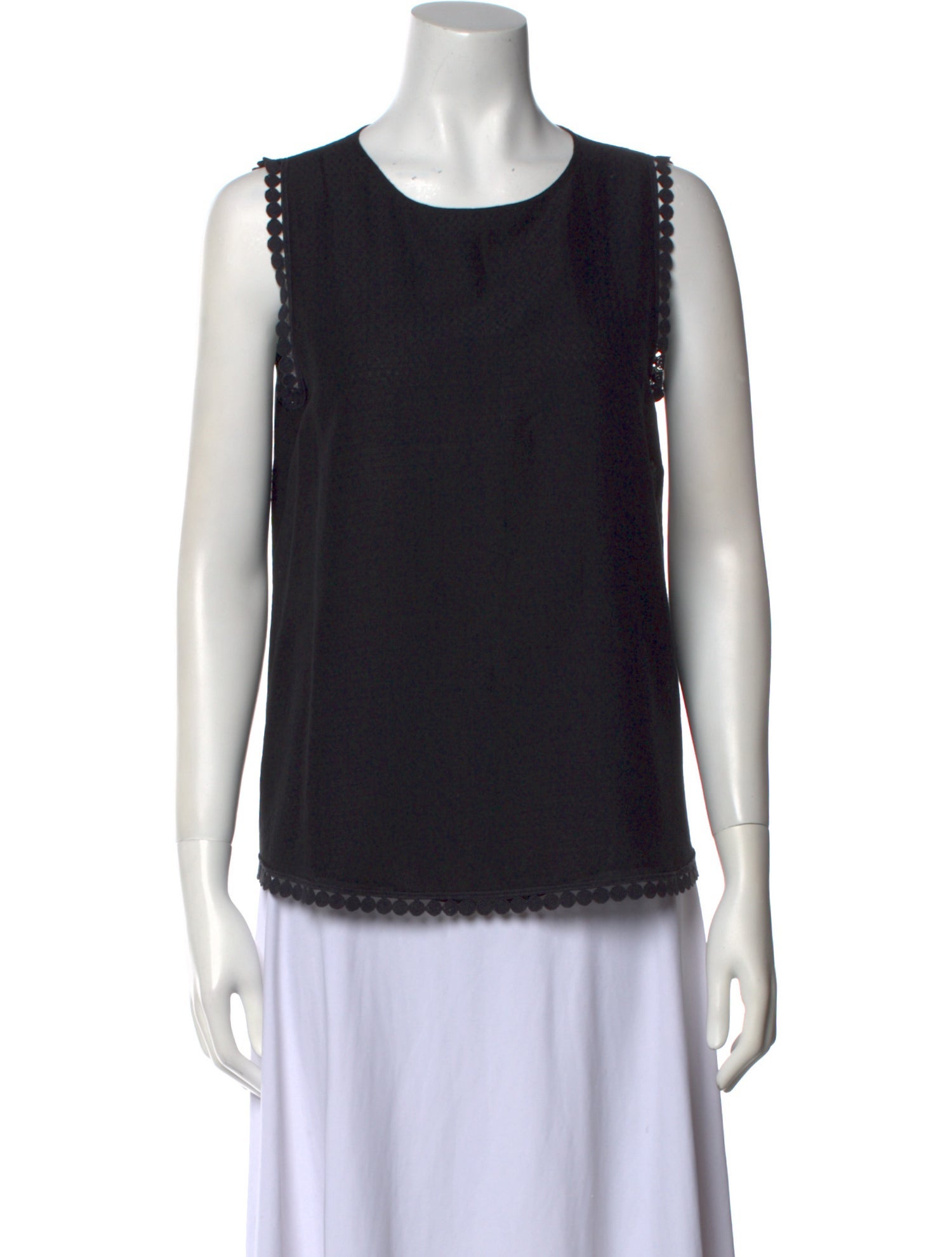 Diane von Furstenberg Scoop Neck Sleeveless Top