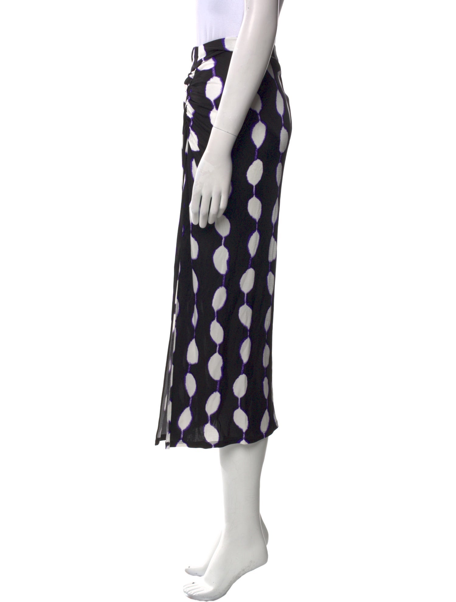 Diane von Furstenberg Printed Midi Length Skirt