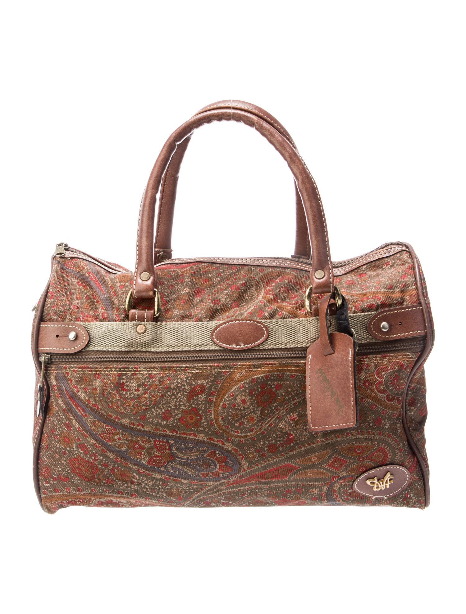 Diane von Furstenberg Canvas Weekender Bag