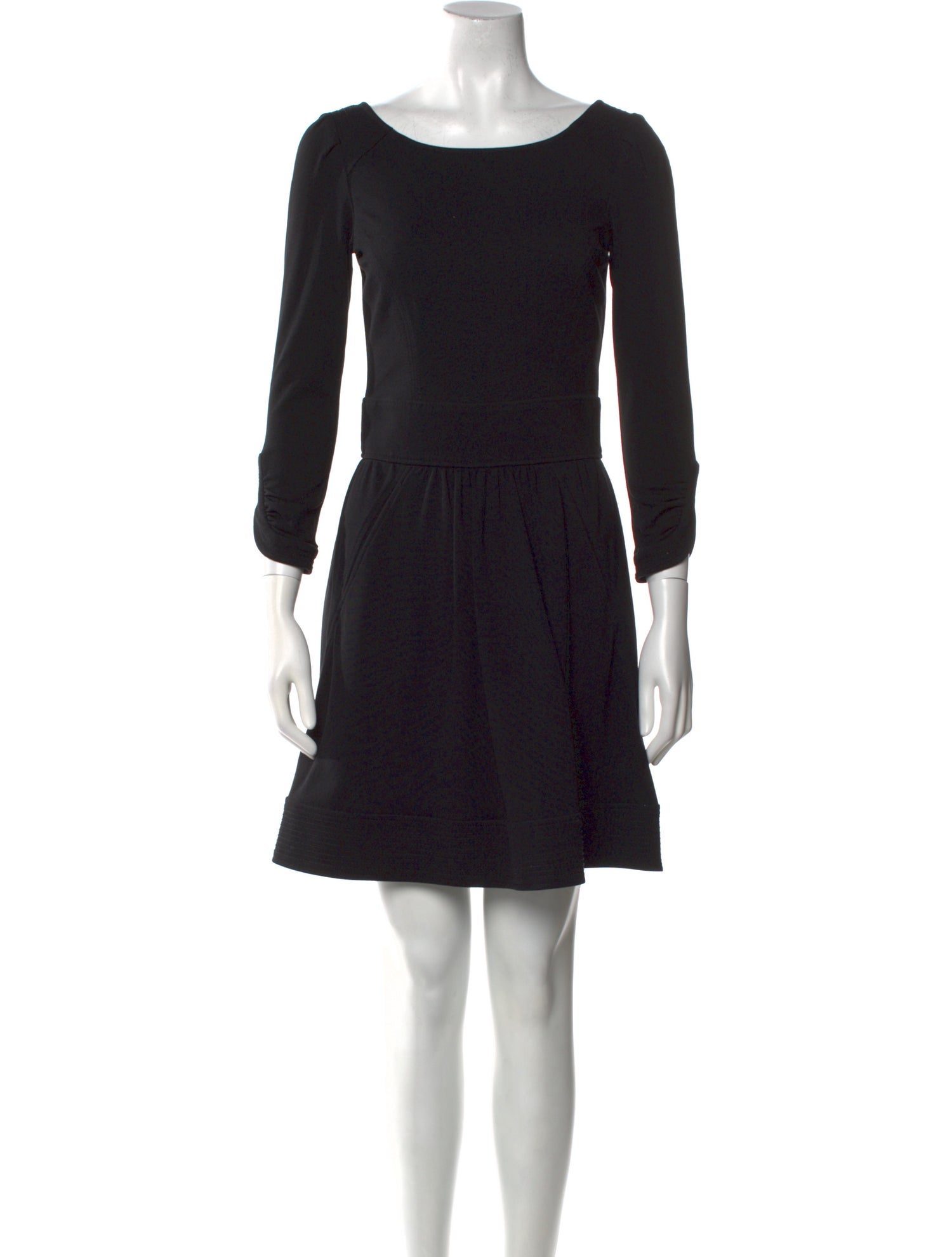 Diane von Furstenberg Bateau Neckline Mini Dress