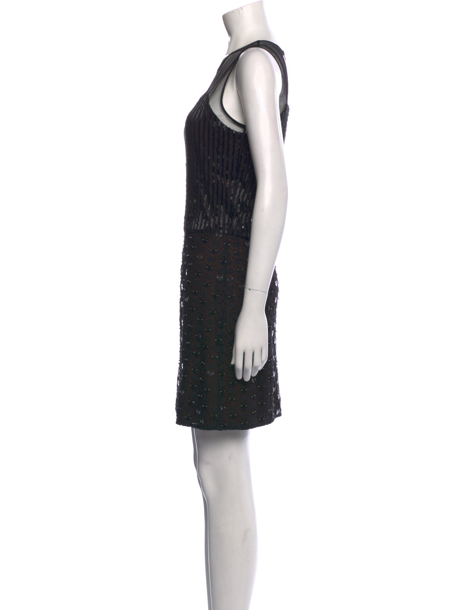 Diane von Furstenberg Crew Neck Mini Dress