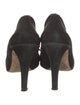 Diane von Furstenberg Suede Mesh Accents Pumps