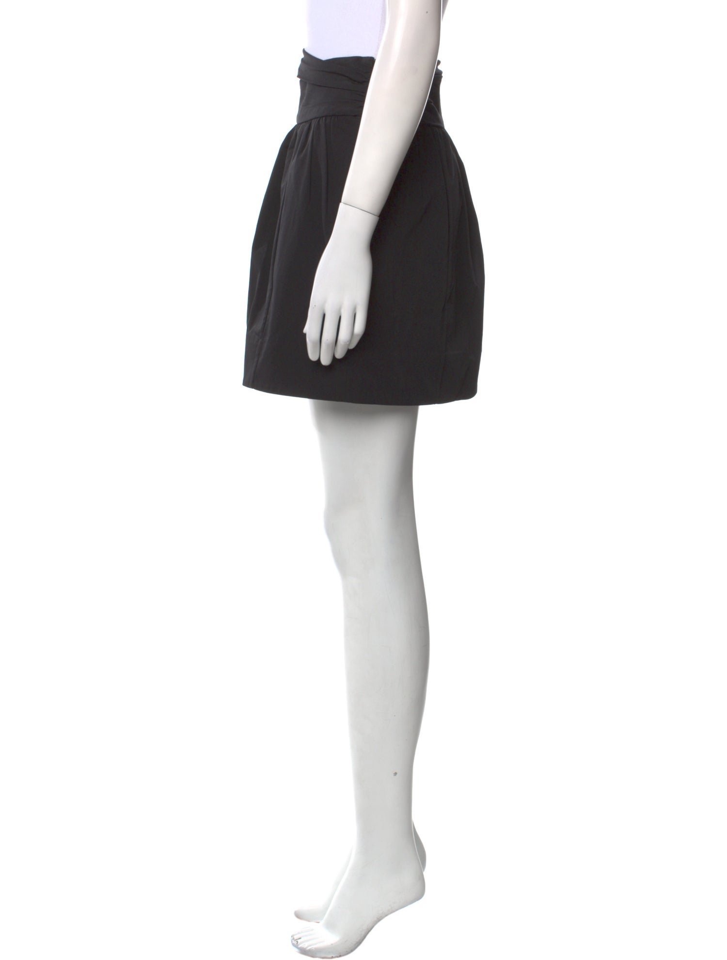 Diane von Furstenberg Pleated Accents Mini Skirt