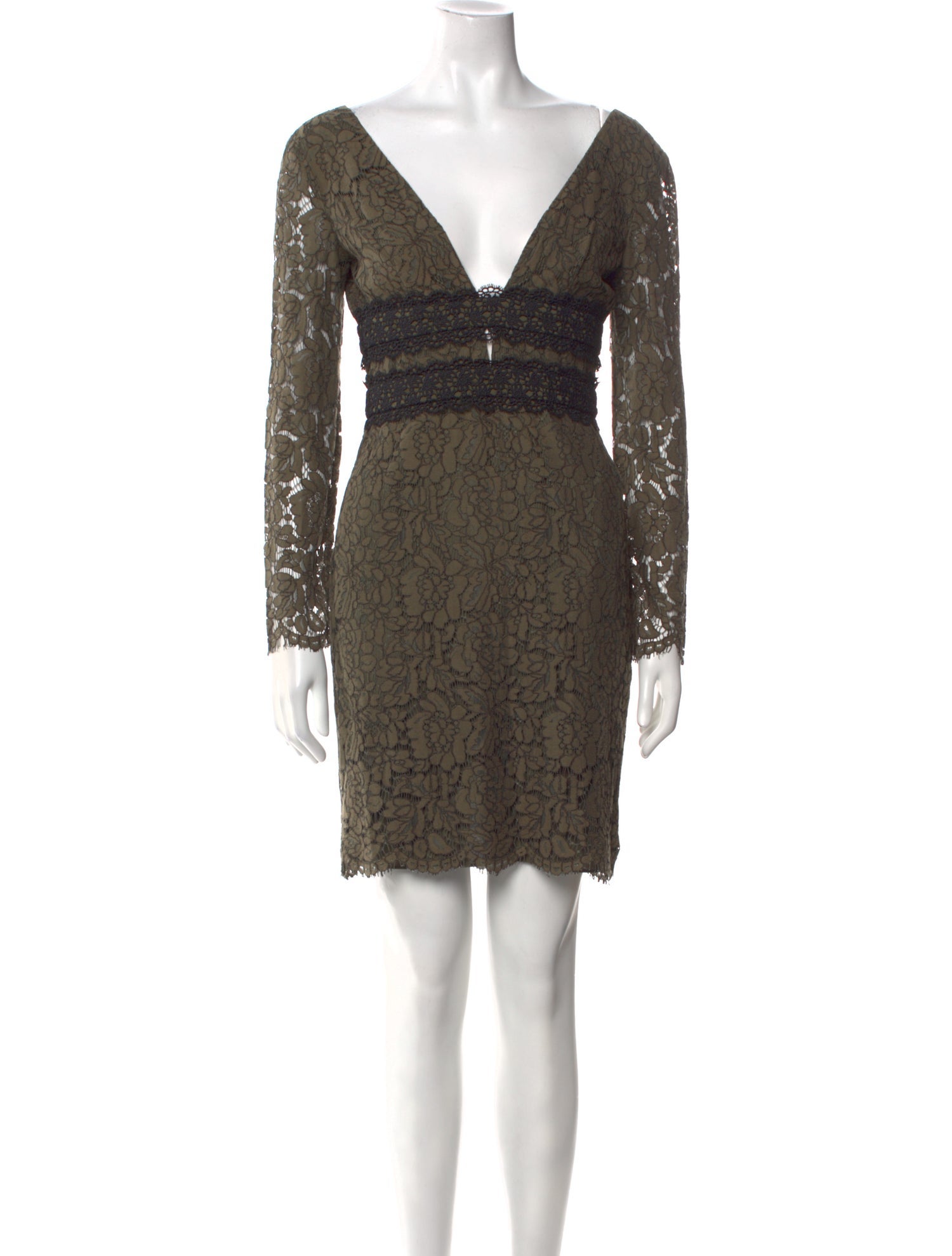 Diane von Furstenberg V-Neck Mini Dress