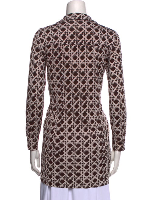 Diane von Furstenberg Silk Printed Tunic