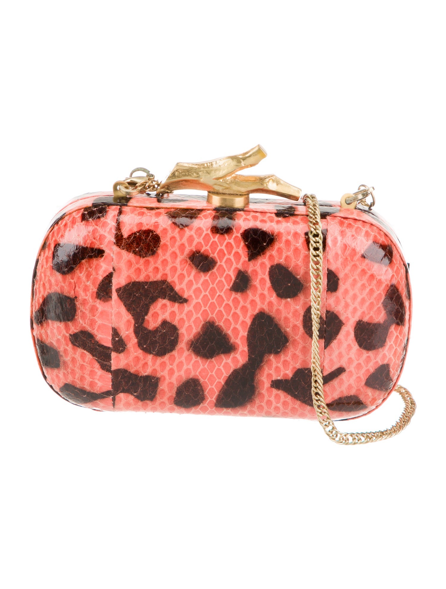 Diane von Furstenberg Snakeskin Minaudière