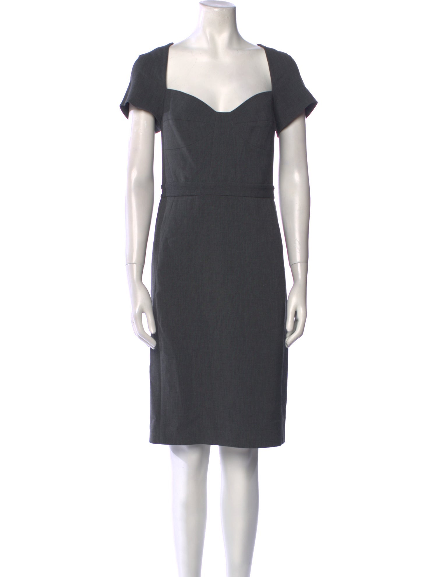 Diane von Furstenberg Square Neckline Knee-Length Dress