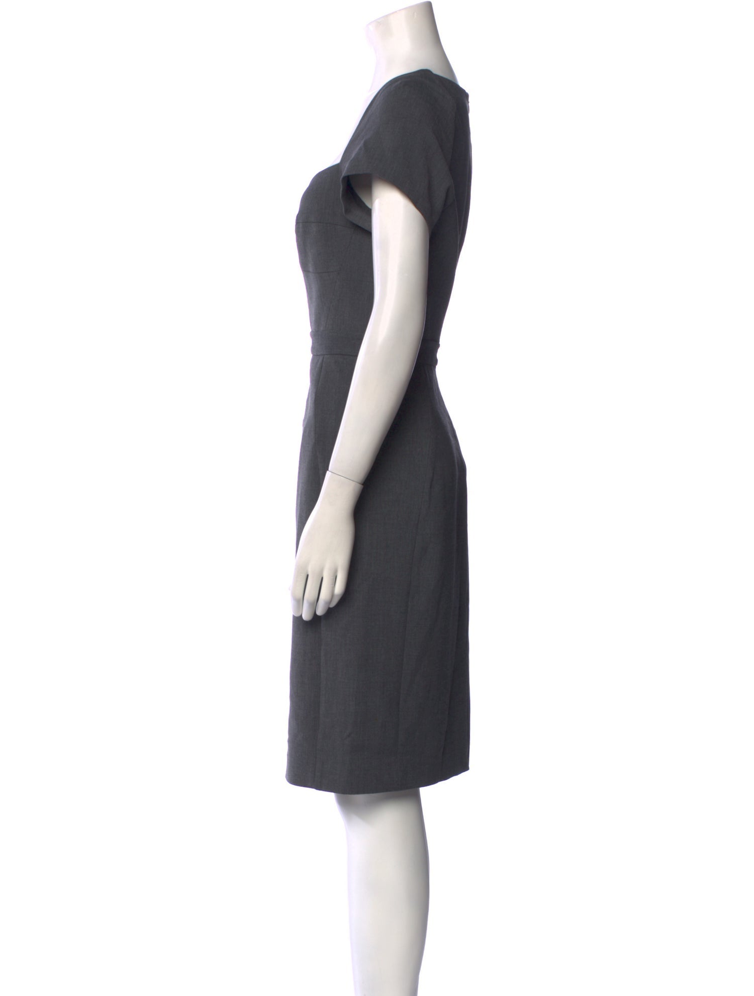 Diane von Furstenberg Square Neckline Knee-Length Dress