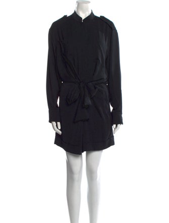 Diane von Furstenberg Mock Neck Romper