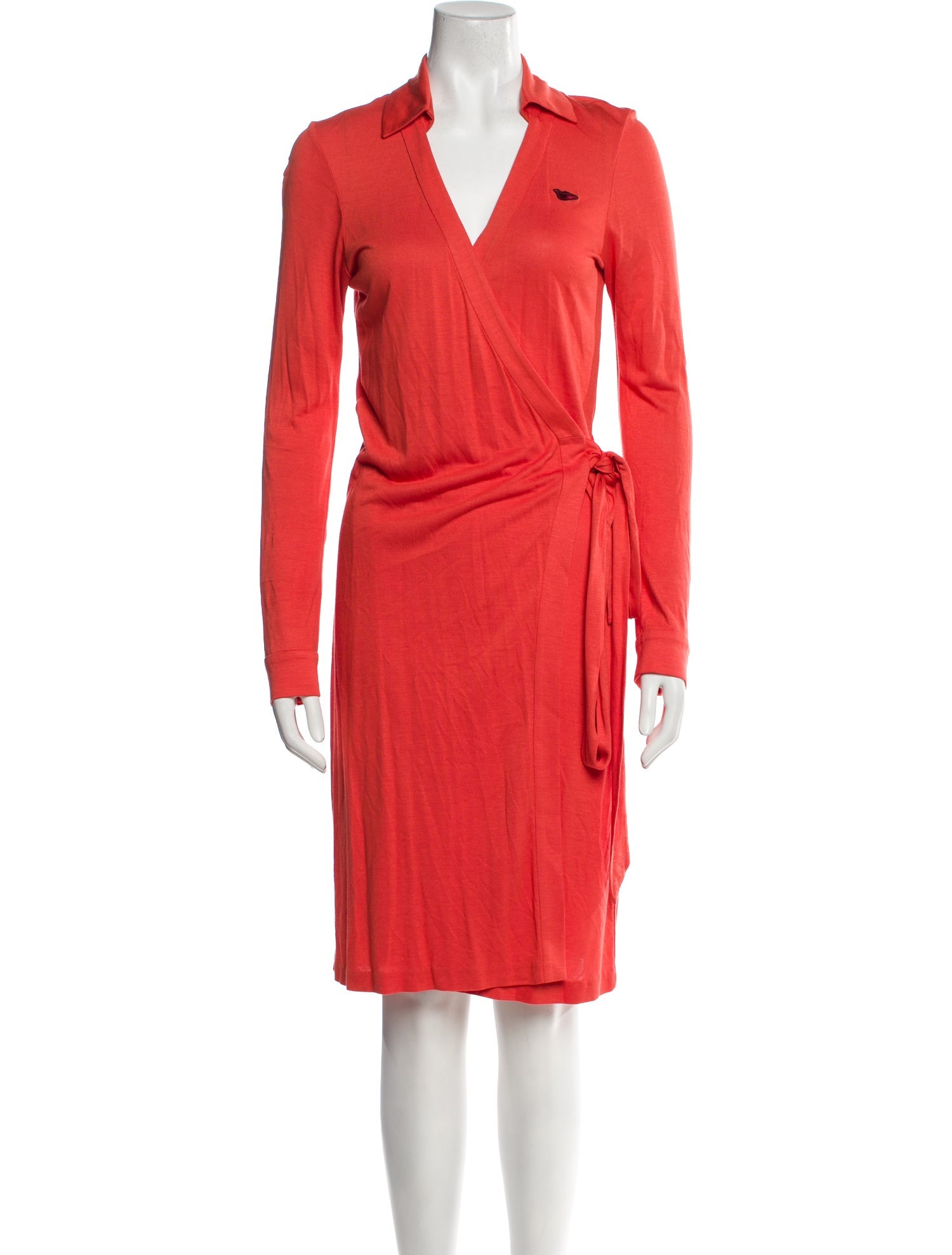 Diane von Furstenberg Ruffle Embellishment Robe
