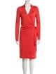 Diane von Furstenberg Ruffle Embellishment Robe