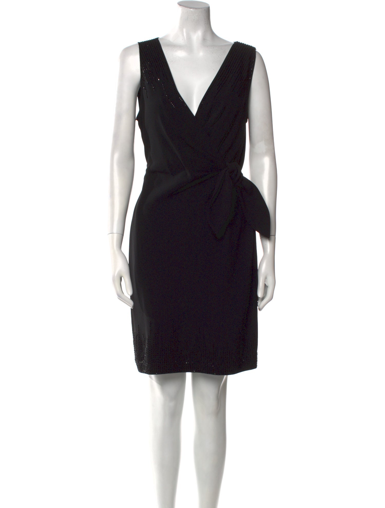 Diane von Furstenberg V-Neck Knee-Length Dress