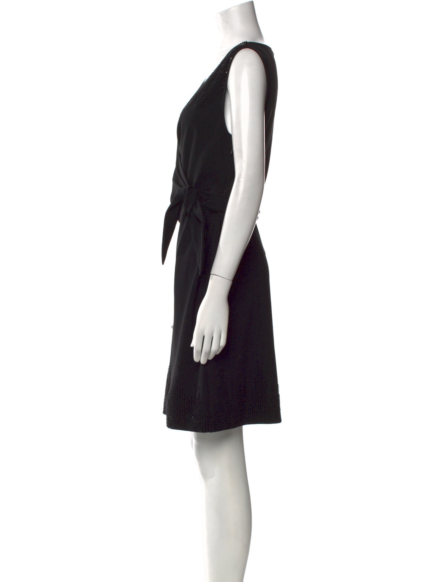 Diane von Furstenberg V-Neck Knee-Length Dress