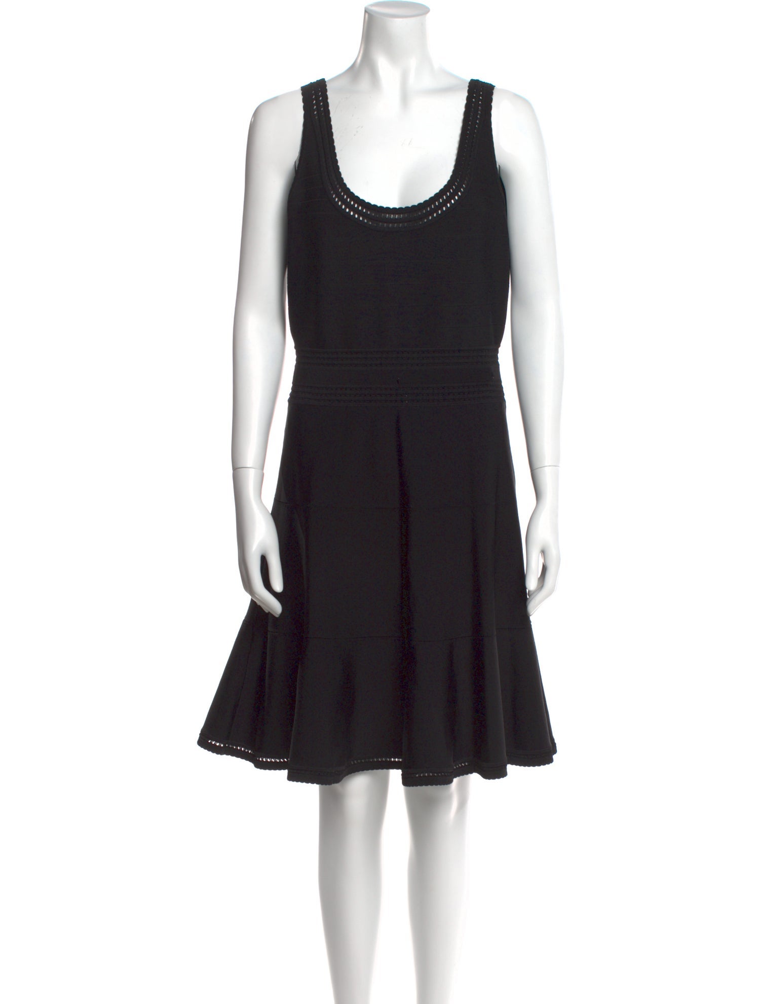 Diane von Furstenberg Scoop Neck Mini Dress